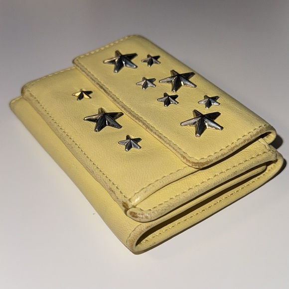 *SALE* JIMMY CHOO STAR STUDDED WALLET - Picture 4 of 14